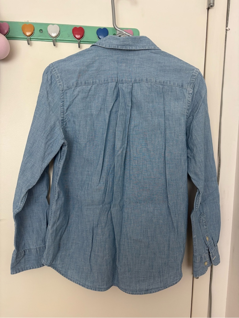 Polo by Ralph Lauren Light Blue Chambray Button-Down Shirt - big kid (14-16) - Picture 6 of 6